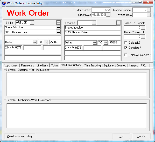 WorkOrder-06-Instructions